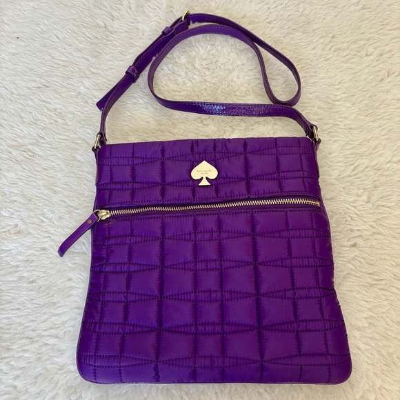 kate spade Handbags - Kate Spade Vibrant Purple Crossbody Bag